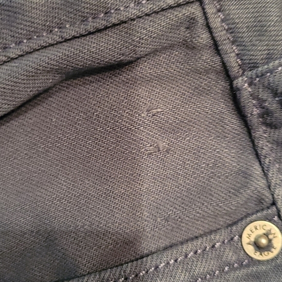 AMERICAN EAGLE Denim High Rise Short Jeans 29 x 26 Size 4 - Picture 7 of 10